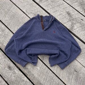 Vintage Polo Ralph Lauren Quarter Button Long Sleeve